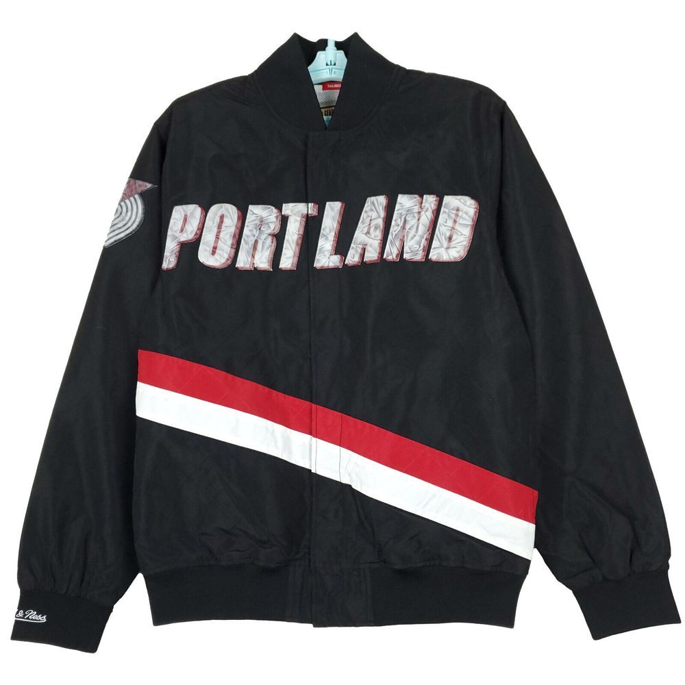Portland Blazers Mitchell & Ness NBA S Small Warm Up Jacket 75th Anniversary NWT